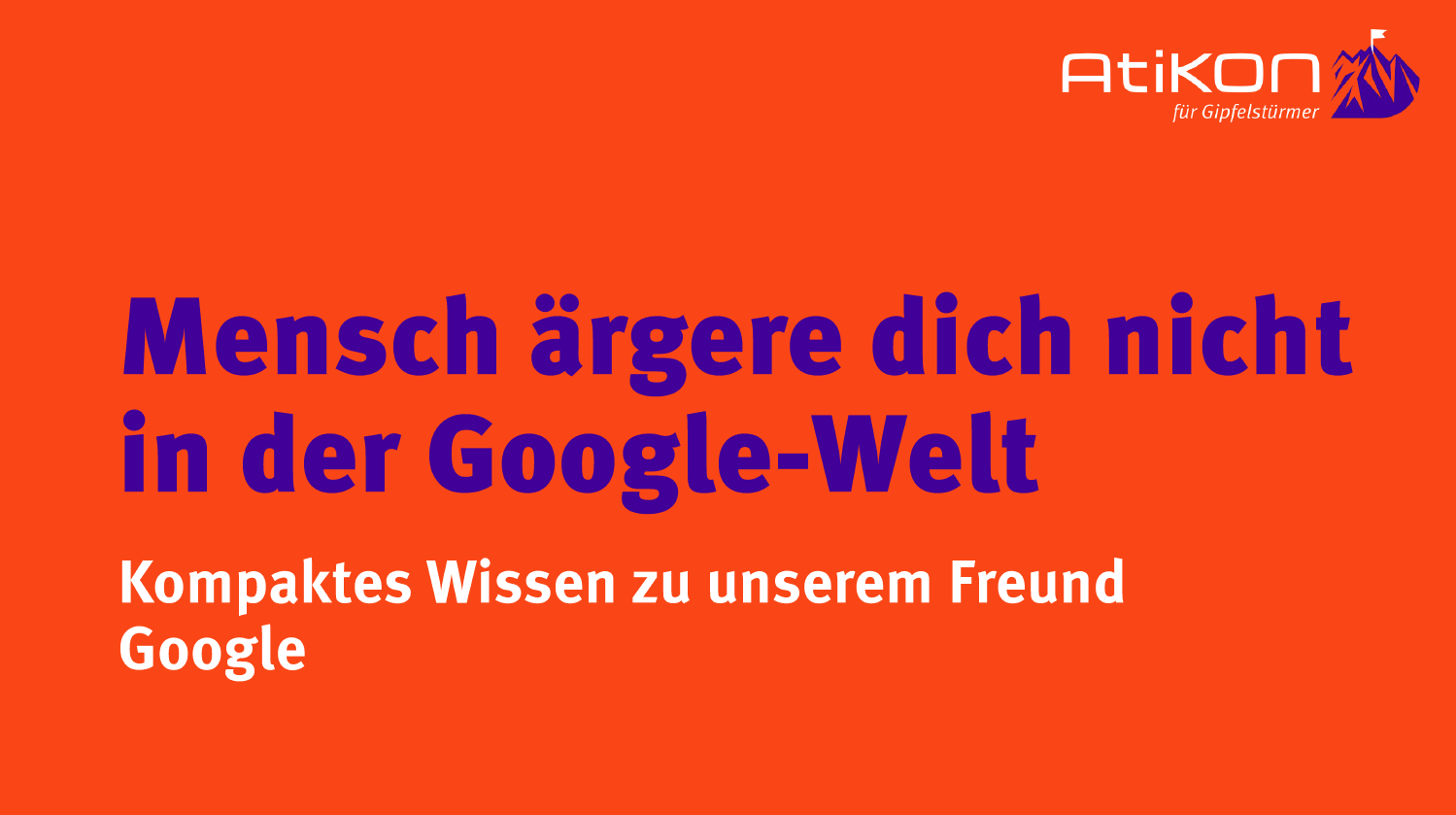 Mensch ärgere dich nicht in der Google-Welt